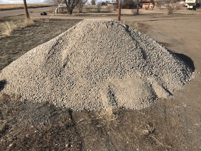 crushed concrete driveway