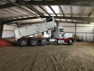 Spread dumping Arena and Roundpen Sand